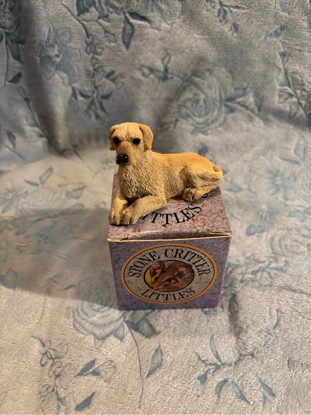 Ston Critter Littles Yellow Labrador Figure